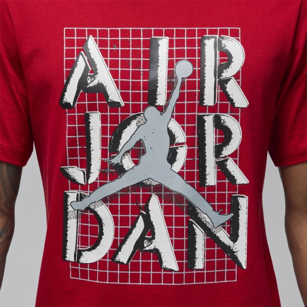 Футболка Nike AIR JORDAN BRAND красная FN5978-687