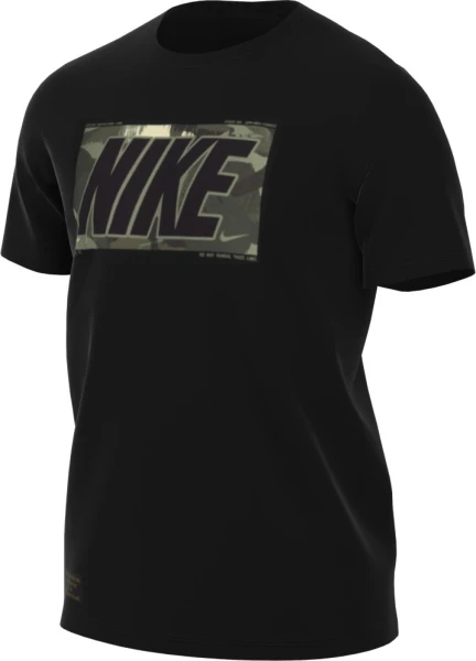 Футболка Nike DRI-FIT FITNESS T-SHIRT черная FQ3885-010