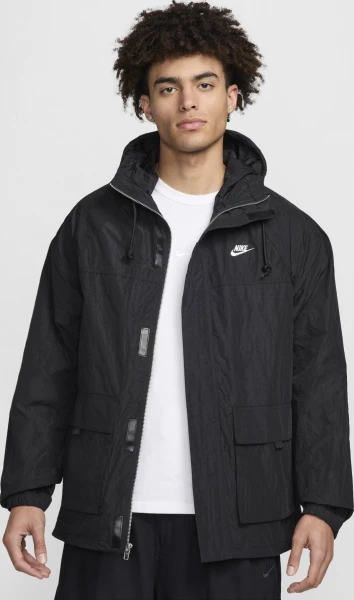 Ветровка Nike M NK CLUB BANDON JKT черная FN3108-010