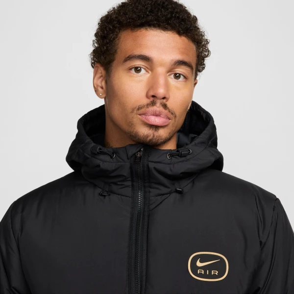 Куртка Nike M NSW SW AIR SYN FILL JKT чорно-сіра HM0198-010