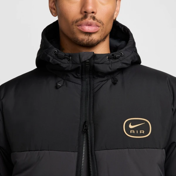 Куртка Nike M NSW SW AIR SYN FILL JKT чорно-сіра HM0198-010