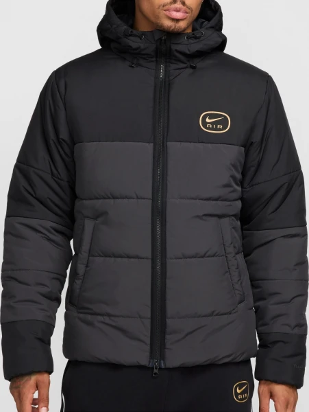 Куртка Nike M NSW SW AIR SYN FILL JKT чорно-сіра HM0198-010