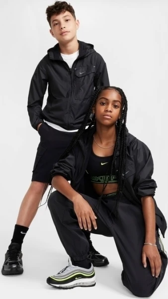 Куртка підліткова Nike K NSW CITY UTILITY JACKET чорна FZ4905-010