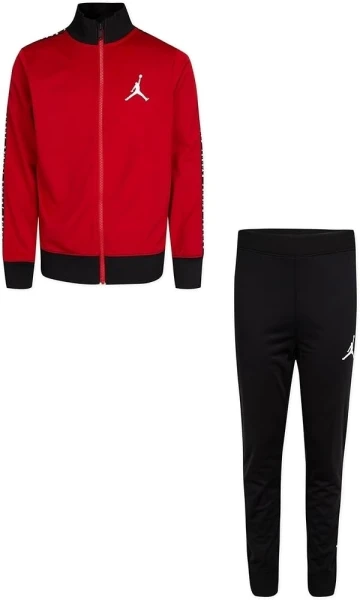 Спортивний костюм підлітковий Nike AIR JORDAN TRICOT SET червоно-чорний 95A449-KR5