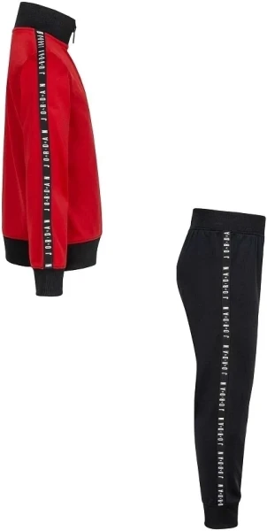 Спортивний костюм підлітковий Nike AIR JORDAN TRICOT SET червоно-чорний 95A449-KR5