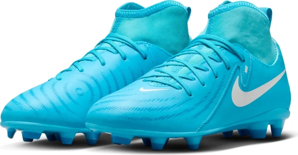 Бутси дитячі Nike JR PHANTOM LUNA II CLUB FG/MG блакитні FJ2601-400