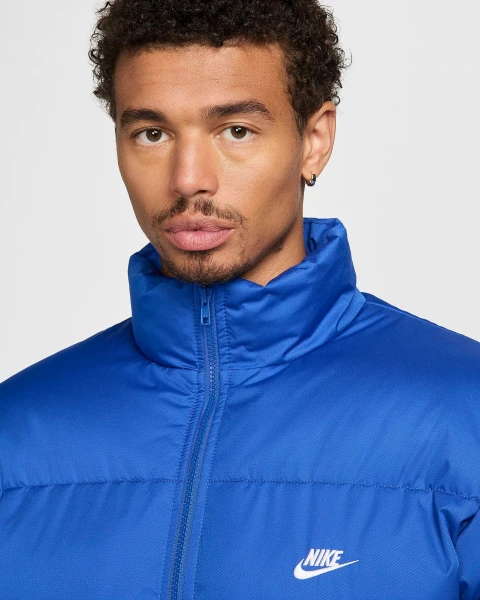 Куртка Nike M NK CLUB PUFFER JKT синя FB7368-480