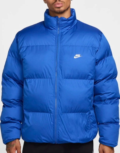Куртка Nike M NK CLUB PUFFER JKT синя FB7368-480