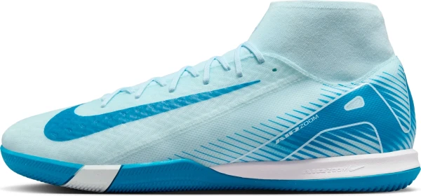 Футзалки (бампы) Nike MERCURIAL ZOOM SUPERFLY 10 ACADEMY IC голубые FQ8332-400