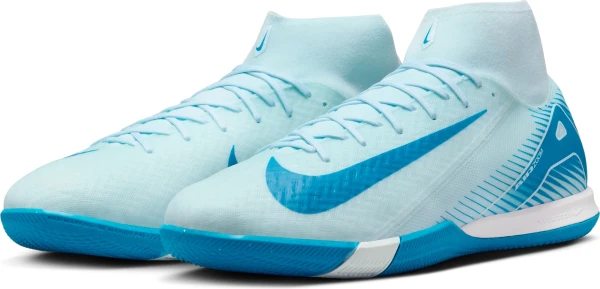 Футзалки (бампы) Nike MERCURIAL ZOOM SUPERFLY 10 ACADEMY IC голубые FQ8332-400