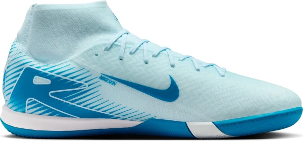 Футзалки (бампы) Nike MERCURIAL ZOOM SUPERFLY 10 ACADEMY IC голубые FQ8332-400