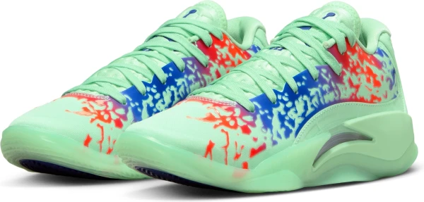 Кроссовки баскетбольные подростковые Nike AIR JORDAN ZION 3 GS мятно-сине-красные DV3869-300