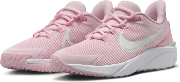 Кросівки бігові підліткові Nike STAR RUNNER 4 NN (GS) світло-рожеві DX7615-602
