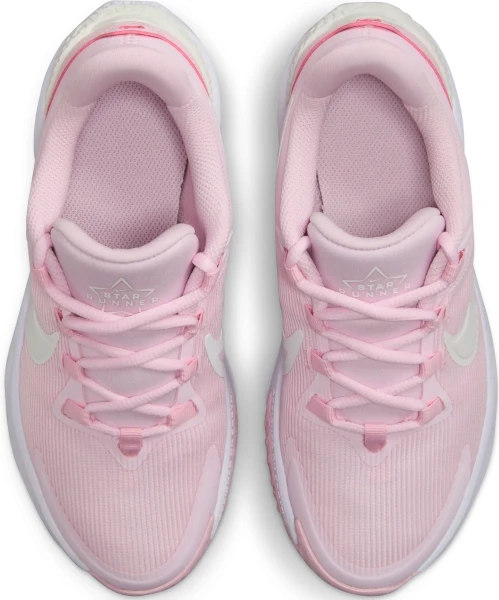 Кросівки бігові підліткові Nike STAR RUNNER 4 NN (GS) світло-рожеві DX7615-602