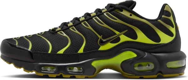 Кроссовки Nike AIR MAX PLUS черно-салатовые DM0032-010