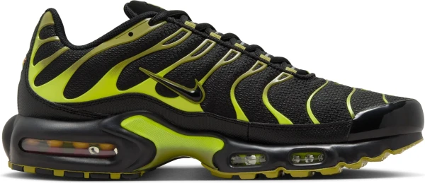 Кроссовки Nike AIR MAX PLUS черно-салатовые DM0032-010