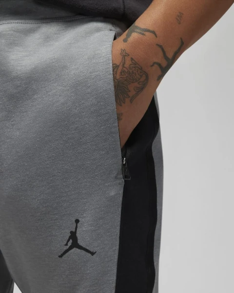 Спортивні штани Nike JORDAN MJ DF SPRT STMT AIR FLC PANT сіро-чорні DQ7320-091