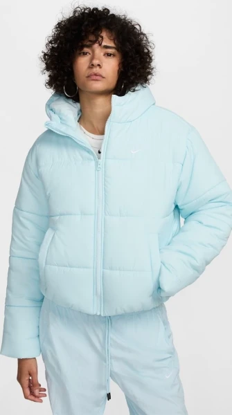 Куртка женская Nike W NSW TF SYNFL NK CLSC PFR голубая FZ5899-474