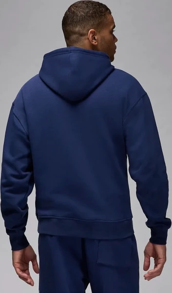 Толстовка Nike JORDAN MJ ESS FLC BASELINE HOODIE темно-синя FD7545-410