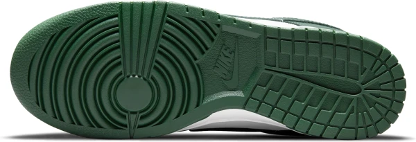 Кроссовки Nike DUNK LOW RETRO темно-зелено-белые DD1391-101