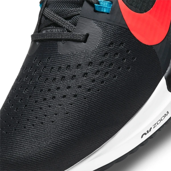 Кросівки бігові Nike AIR ZOOM VOMERO 15 чорно-червоно-блакитні CU1855-004