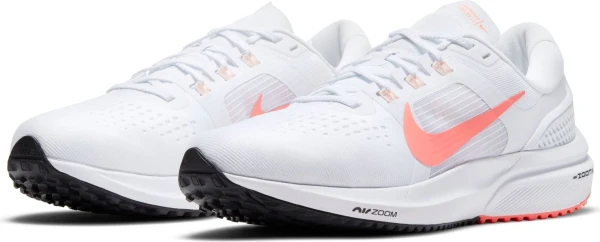 Кроссовки беговые женские Nike AIR ZOOM VOMERO 15 бело-персиковые CU1856-102