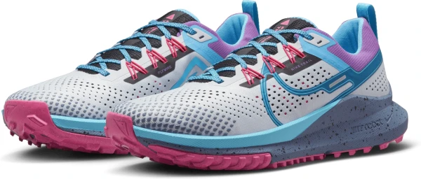 Кросівки для трейлраннінгу Nike REACT PEGASUS TRAIL 4 SE світло-сіро-синьо-рожеві FB7182-001
