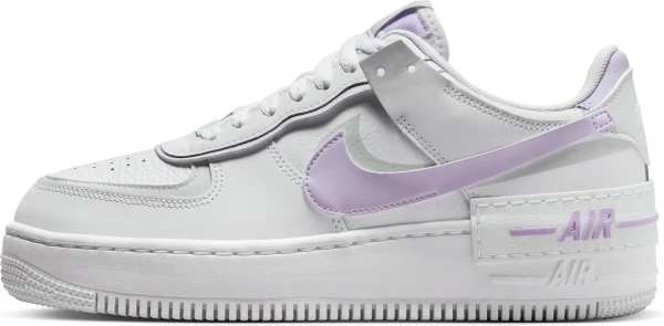 Кросівки жіночі Nike AIR FORCE 1 SHADOW біло-світло-фіолетові FN6335-102