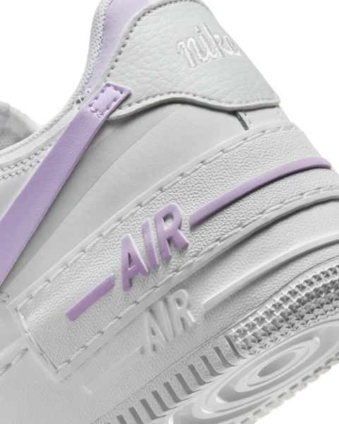Кросівки жіночі Nike AIR FORCE 1 SHADOW біло-світло-фіолетові FN6335-102