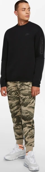 Світшот Nike M NSW TCH FLC CRW чорний CU4505-010