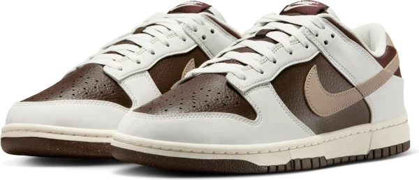Кроссовки Nike DUNK LOW NEXT NATURE коричнево-белые HF4292-100
