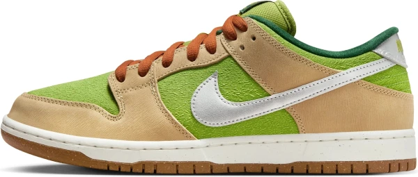 Кроссовки Nike DUNK LOW PRO салатово-светло-коричневые FQ7585-200