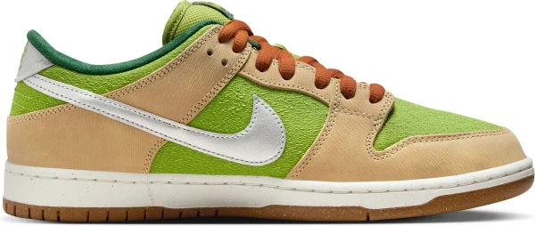 Кроссовки Nike DUNK LOW PRO салатово-светло-коричневые FQ7585-200