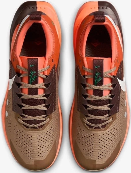 Кросівки для трейлраннінгу Nike ZOOMX ZEGAMA 2 TRAIL коричнево-жовтогарячі HQ3768-200