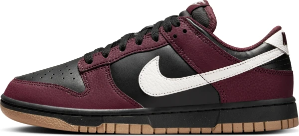 Кроссовки женские Nike DUNK LOW NEXT NATURE бордово-черные HM9658-600