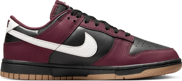 Кроссовки женские Nike DUNK LOW NEXT NATURE бордово-черные HM9658-600