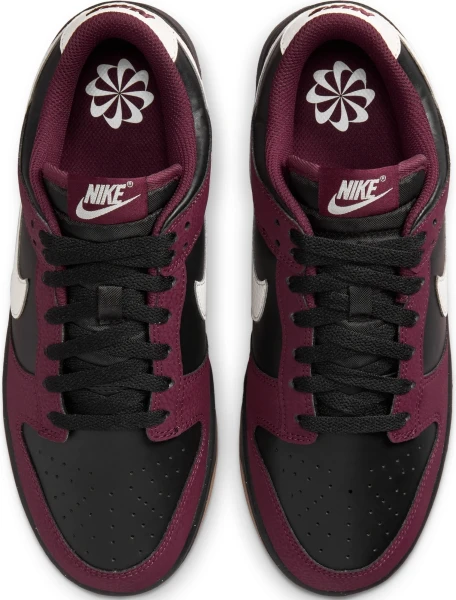 Кроссовки женские Nike DUNK LOW NEXT NATURE бордово-черные HM9658-600