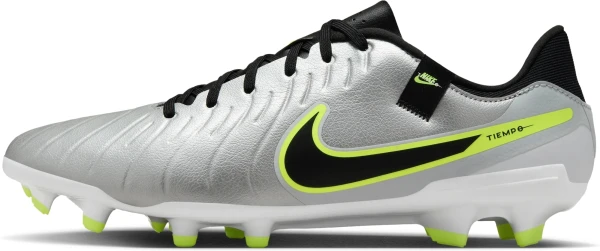 Бутcи Nike TIEMPO LEGEND 10 ACADEMY FG/MG срібно-салатові DV4337-001