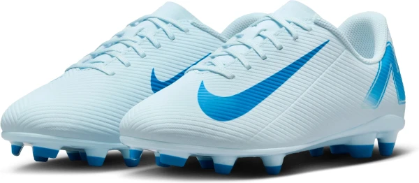 Бутсы детские Nike JR MERCURIAL VAPOR 16 CLUB FG/MG голубые FQ8286-400