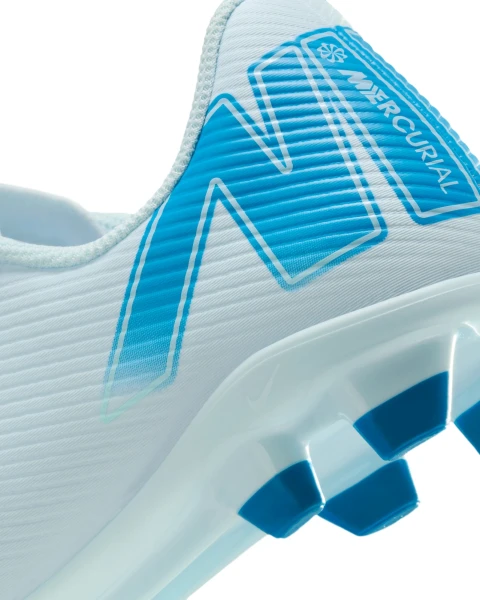 Бутсы детские Nike JR MERCURIAL VAPOR 16 CLUB FG/MG голубые FQ8286-400