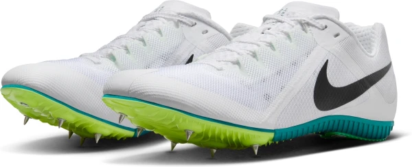 Кроссовки беговые Nike ZOOM RIVAL MULTI бело-зеленые FZ9664-102