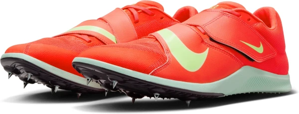 Кросівки бігові для стрибків Nike ZOOM RIVAL JUMP червоно-салатові DR2756-600