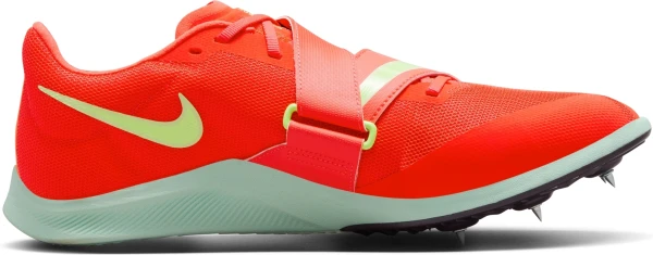 Кросівки бігові для стрибків Nike ZOOM RIVAL JUMP червоно-салатові DR2756-600
