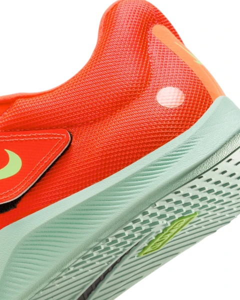 Кросівки бігові для стрибків Nike ZOOM RIVAL JUMP червоно-салатові DR2756-600