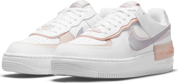 Кросівки жіночі Nike AIR FORCE 1 SHADOW біло-персикові CI0919-113