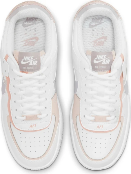 Кросівки жіночі Nike AIR FORCE 1 SHADOW біло-персикові CI0919-113