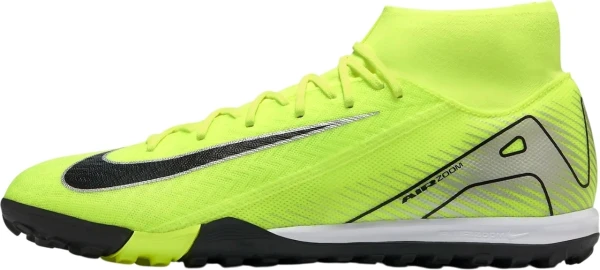 Сороконіжки (шиповки) Nike MERCURIAL ZOOM SUPERFLY 10 ACADEMY TF лаймові FQ8331-700