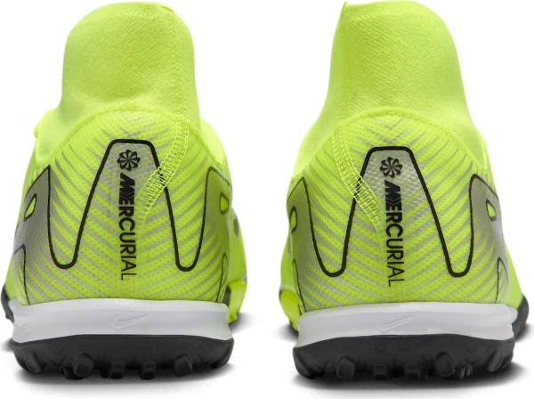 Сороконіжки (шиповки) Nike MERCURIAL ZOOM SUPERFLY 10 ACADEMY TF лаймові FQ8331-700