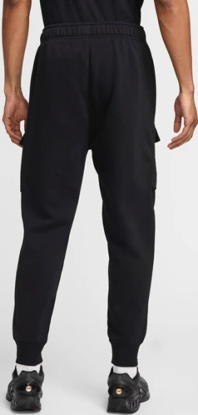 Спортивные штаны Nike AIR FLEECE CARGO TROUSERS черно-бело-золотые HM0180-010