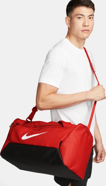 Сумка спортивная Nike BRASILIA S DUFFEL BAG 9.5 красная DM3976-657